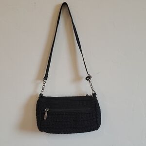 The Sak Rich Black Crochet Bag